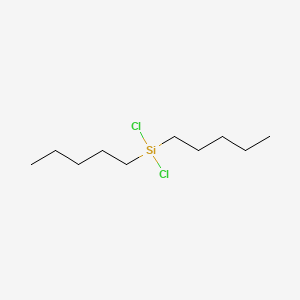 Chemical structure of Dichlorodipentylsilane