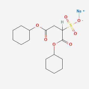Chemical structure of Dicyclohexyl sulfosuccinate (sodium)