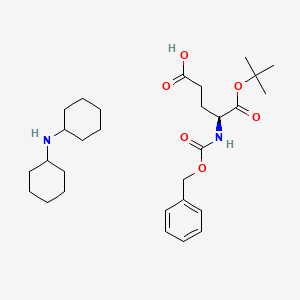 Chemical structure of Z-Glu-otbu dcha