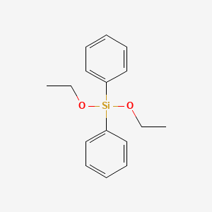 Chemical structure of Diethoxydiphenylsilane