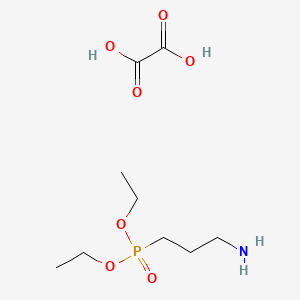Chemical structure of Diethyl (3-aminopropyl)phosphonate oxalate