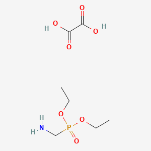 Chemical structure of Diethyl (aminomethyl)phosphonate oxalate