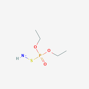 Chemical structure of Diethyl (carbamothioylmethyl)phosphonate
