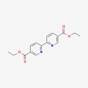 Chemical structure of Diethyl [2,2'-bipyridine]-5,5'-dicarboxylate