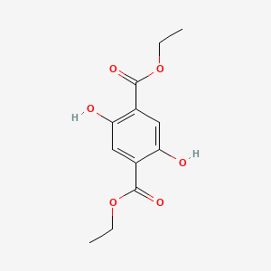 Chemical structure of Diethyl 2,5-dihydroxyterephthalate