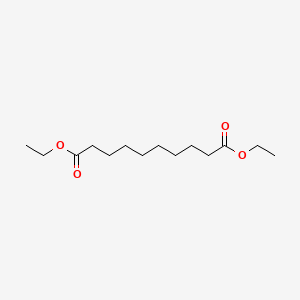 Chemical structure of Diethyl Sebacate