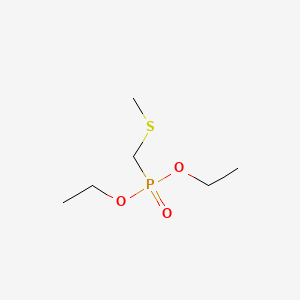 Chemical structure of Diethyl methylthiomethylphosphonate