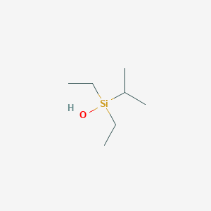 Chemical structure of Diethyl(isopropyl)silanol