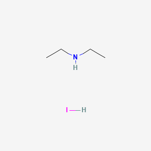 Chemical structure of Diethylammonium iodide