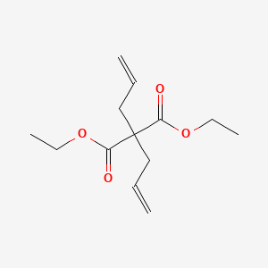 Chemical structure of DiethylDiallylmalonate