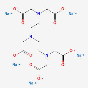 Chemical structure of Pentasodium Pentetate