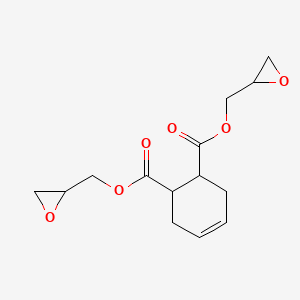 Chemical structure of Diglycidyl 4-Cyclohexene-1,2-dicarboxylate