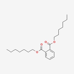 Chemical structure of Diheptyl phthalate
