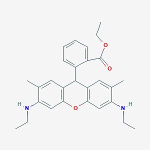Chemical structure of Dihydrorhodamine 6G
