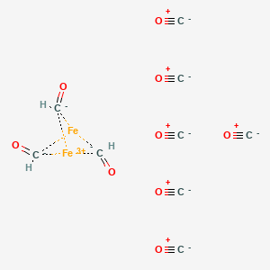 Chemical structure of Diironnonacarbonyl