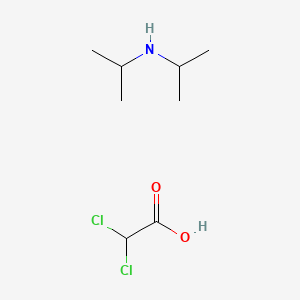 Chemical structure of Diisopropylammonium dichloroacetate