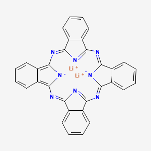 Chemical structure of Dilithium phthalocyanine
