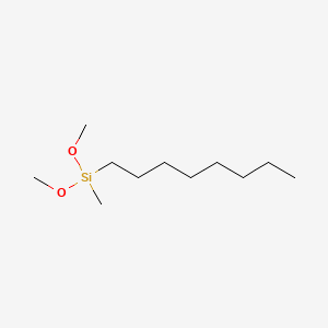 Chemical structure of Dimethoxymethyloctylsilane