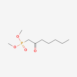 Chemical structure of Dimethyl (2-oxoheptyl)phosphonate