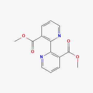 Chemical structure of Dimethyl [2,2'-bipyridine]-3,3'-dicarboxylate