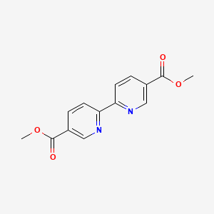 Chemical structure of Dimethyl 2,2'-Bipyridine-5,5'-dicarboxylate