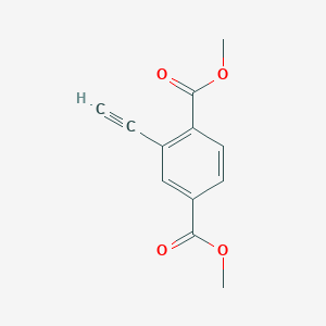 Chemical structure of Dimethyl 2-ethynylterephthalate