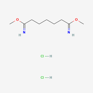 Chemical structure of Dimethyl pimelimidate dihydrochloride