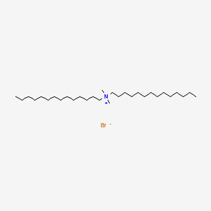 Chemical structure of Dimethylditetradecylammonium