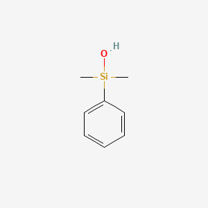 Chemical structure of Dimethylphenylsilanol
