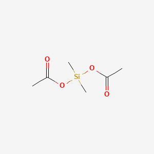 Chemical structure of Diacetoxydimethylsilane