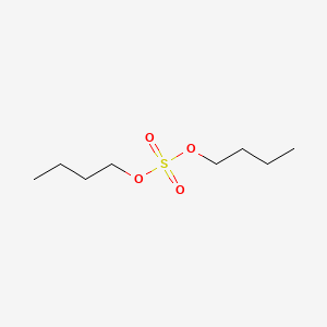 Chemical structure of Di-n-butyl sulfate