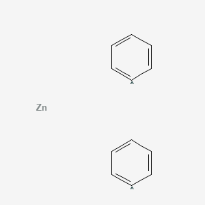 Chemical structure of Diphenylzinc