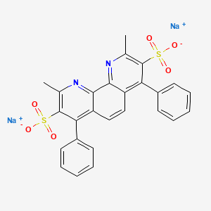 Chemical structure of Disodium bathocuproine disulfonate