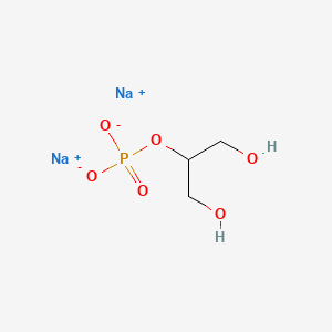 Chemical structure of Disodium glycerophosphate