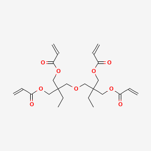 Chemical structure of Ditrimethylolpropane tetraacrylate