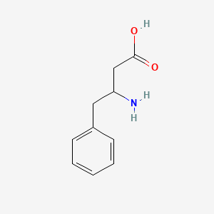 Chemical structure of DL-β-Homophenylalanine