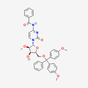 Chemical structure of DMT-2'-OMe-Bz-C