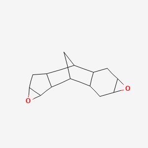 Chemical structure of Dodecahydro-2,6-methano-2H-oxireno[3',4']cyclopenta[1',2':6,7]naphth[2,3-b]oxirene