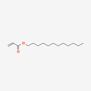 Chemical structure of Lauryl acrylate