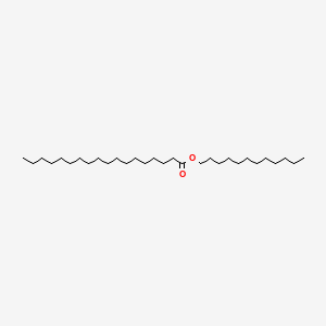 Chemical structure of Lauryl Stearate