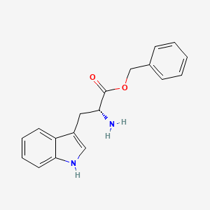 Chemical structure of D-Tryptophan benzyl ester