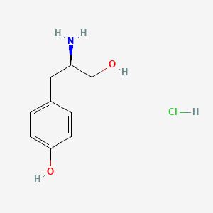 Chemical structure of D-Tyrosinol hydrochloride