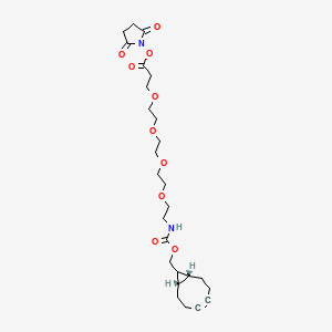 Chemical structure of BCN-PEG4-NHS ester
