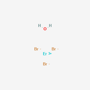 Chemical structure of Erbium(III) bromide hydrate