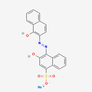 Chemical structure of Eriochrome blue-black B (C·I· 14640), metal indicator
