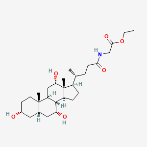 Chemical structure of Glycocholic acid ethyl ester