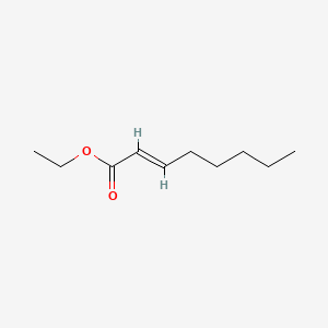 Chemical structure of Ethyl (E)-2-octenoate