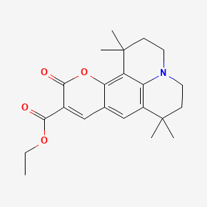 Chemical structure of Coumarin 314T