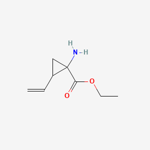 Chemical structure of Ethyl 1-amino-2-vinylcyclopropanecarboxylate
