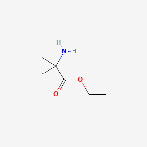 Chemical structure of Ethyl 1-aminocyclopropanecarboxylate